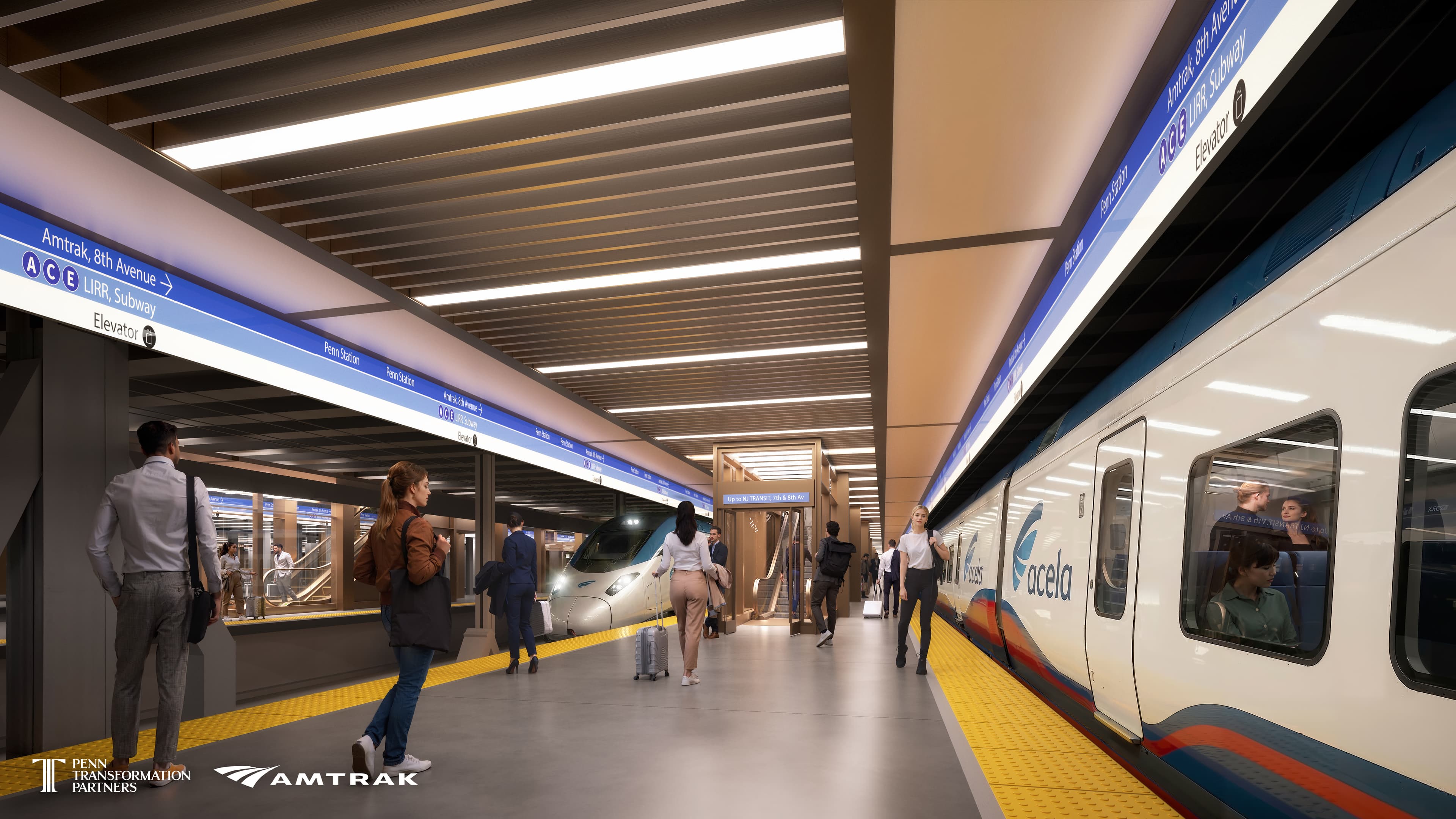 Amtrak study finds way to run more trains at Penn Station without razing a Midtown block
