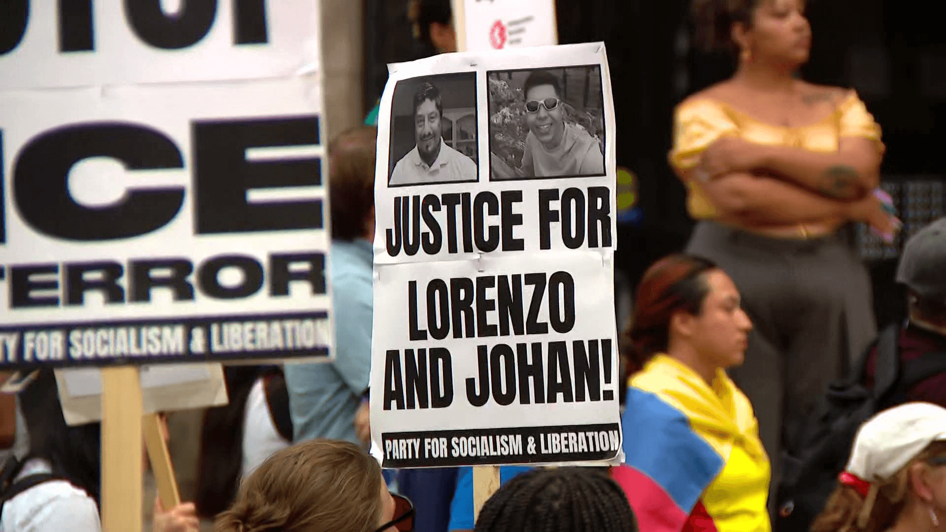 Demonstrators gather in Boston after ICE-involved shootings in Maine and Texas