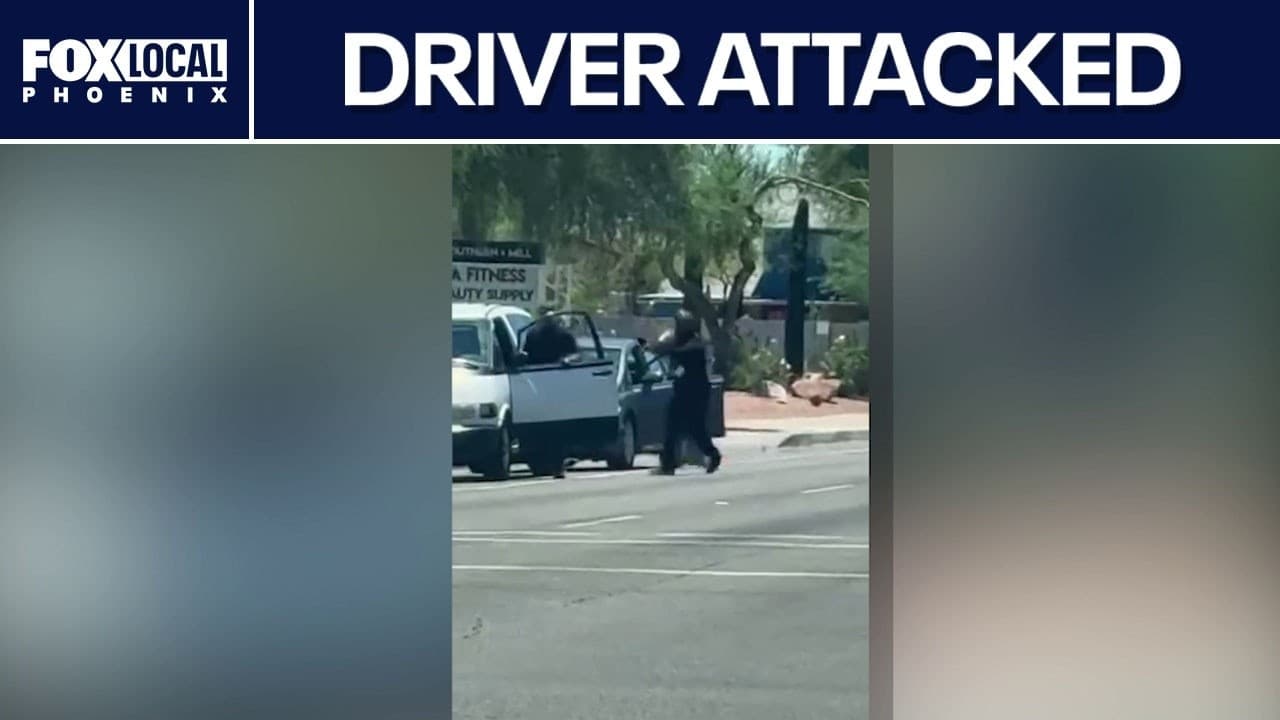 Caught on camera: Tempe road rage suspect accused of pointing gun, hitting victim after crash