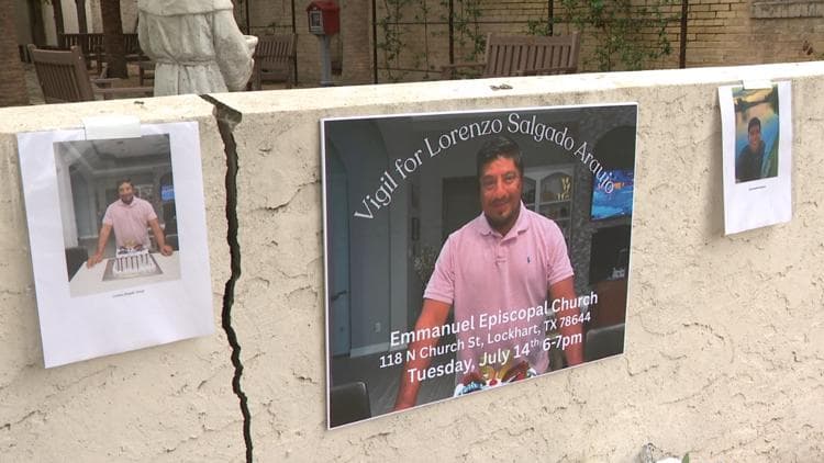 Vigil held in Lockhart after fatal Houston ICE shooting as agency pauses some vehicle stops